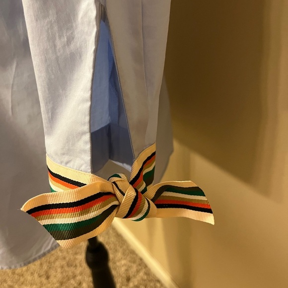 NWOT Talbots Grosgrain-Ribbon-Tie Top, size Small - Picture 4 of 7